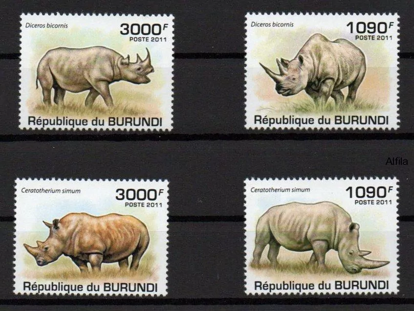 Burundi známky