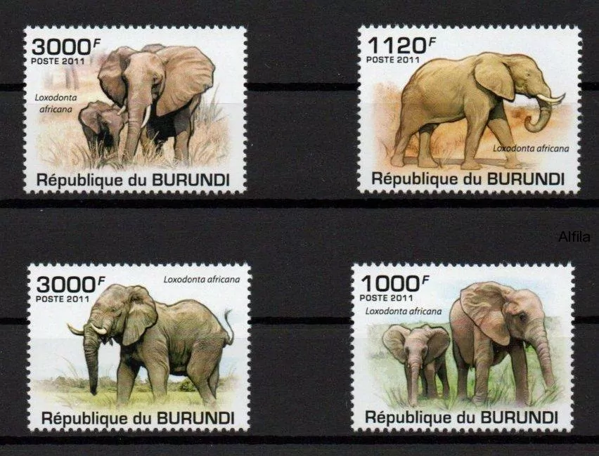 Burundi známky