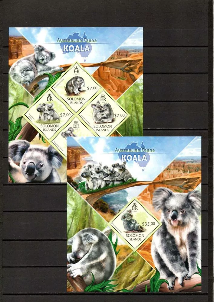 Solomon Islands známky, australská fauna