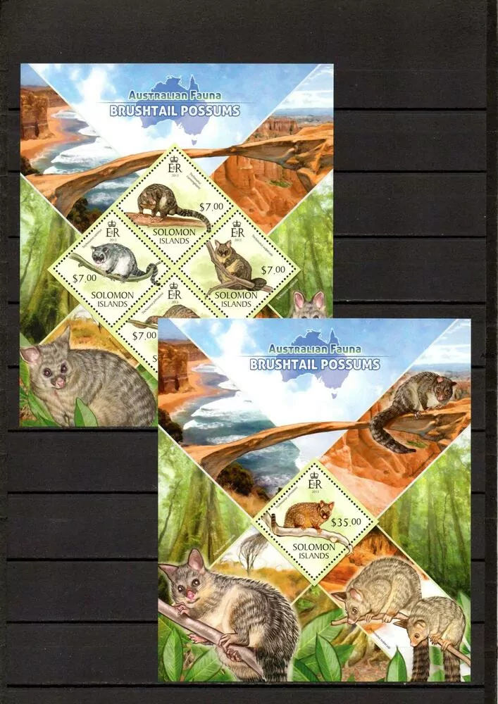 Solomon Islands známky, australská fauna