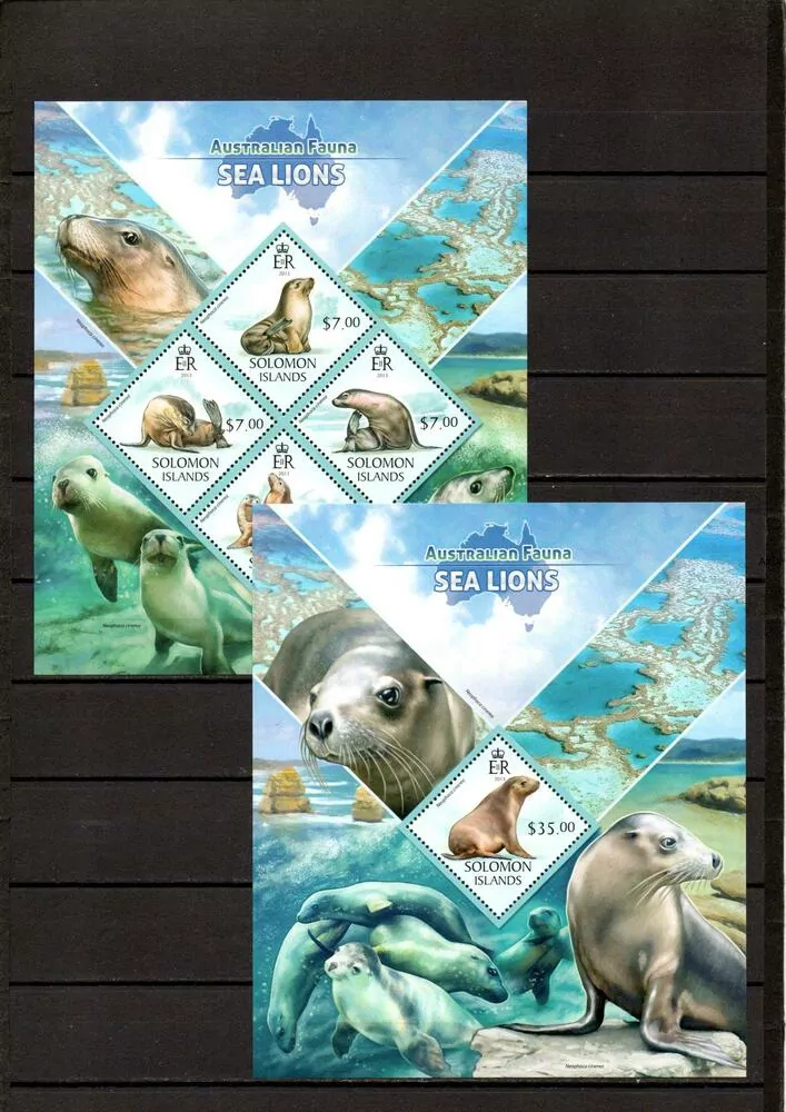 Solomon Islands známky, australská fauna