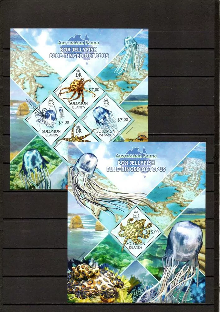 Solomon Islands známky, australská fauna