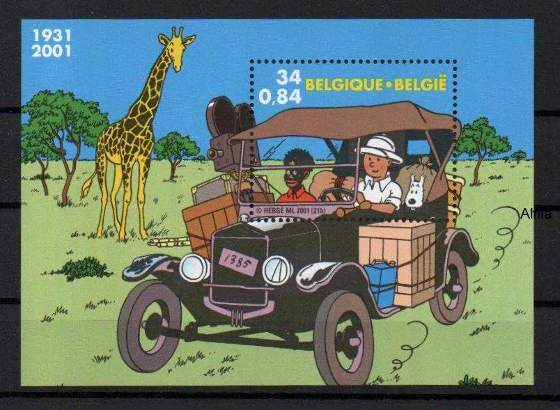 Belgie známky - Tintin
