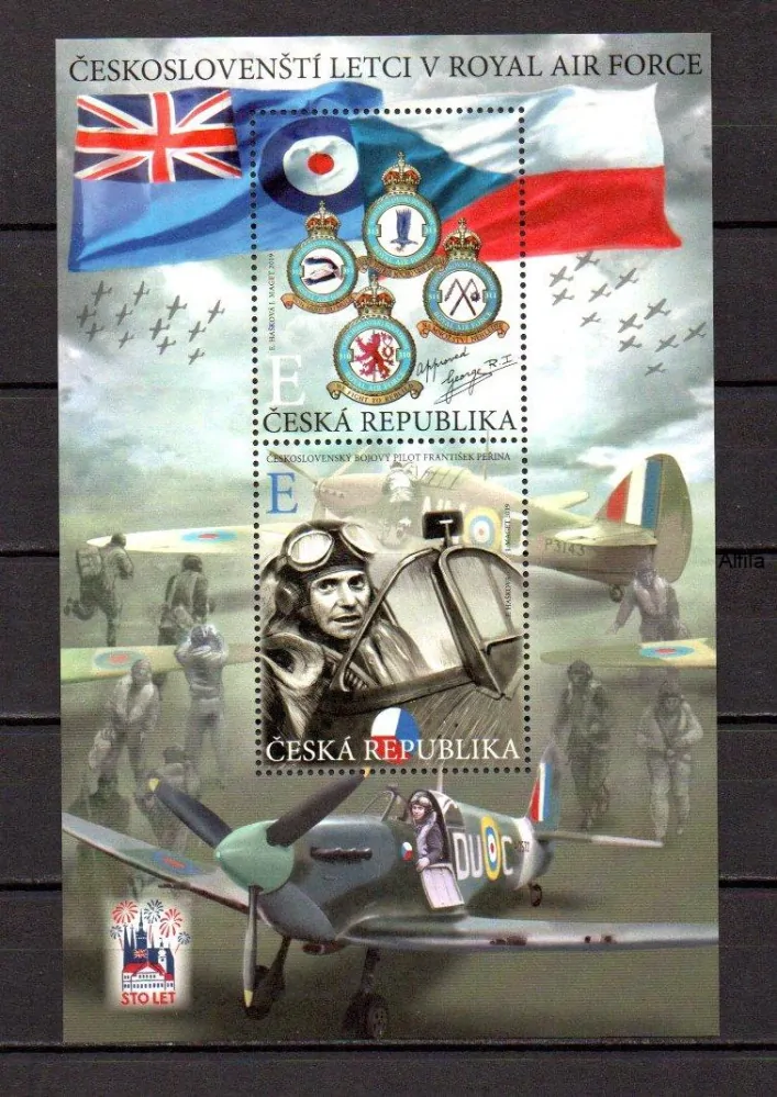 Česká rep. známky, Čs. Letci v RAF