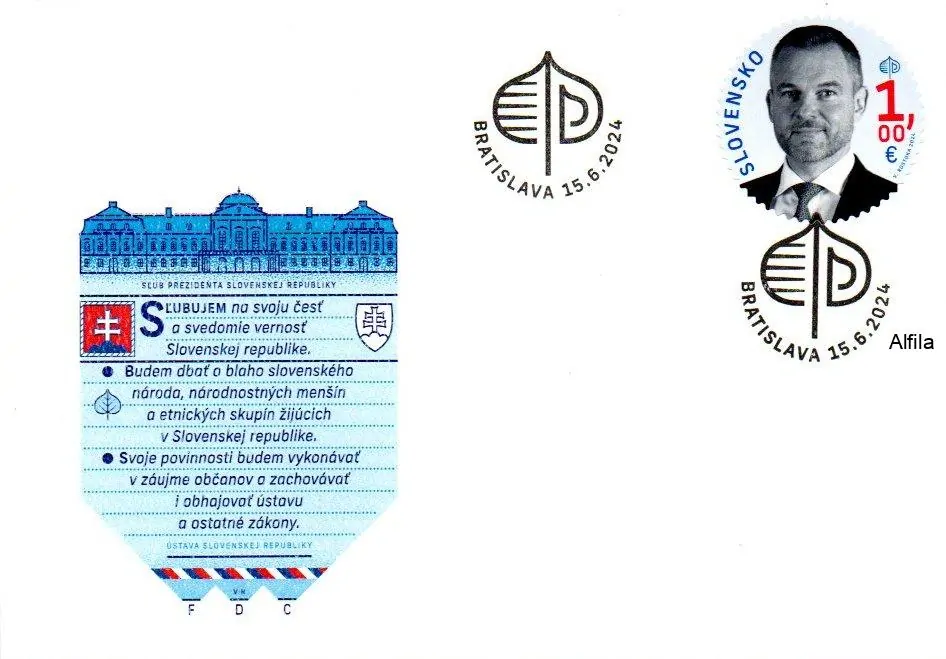 Slovensko, FDC 2024, Prezident SR, Peter Pellegrini