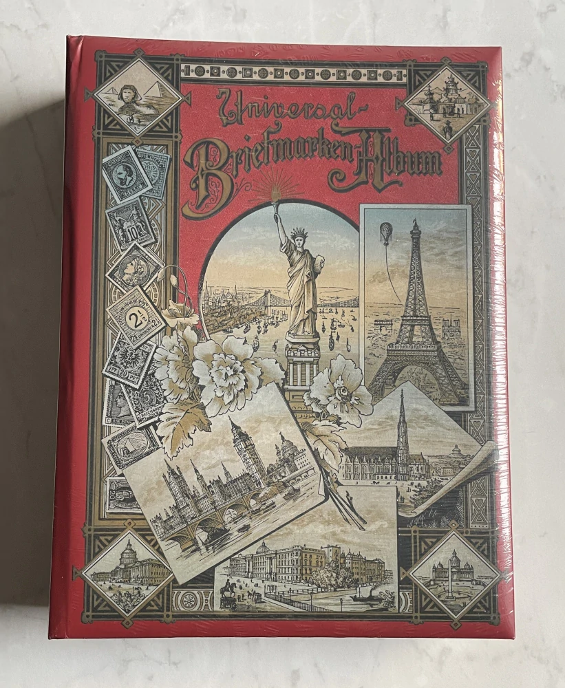 Zásobník na známky - A4/60, červená - Emporium