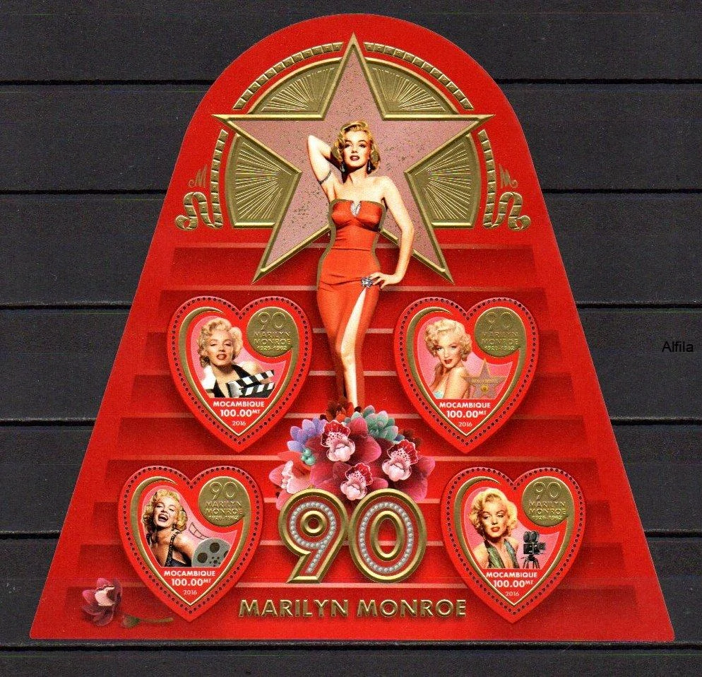Mosambik známky, Marilyn Monroe