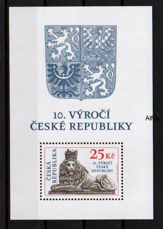 Česká rep. známky, 10. výročí ČR