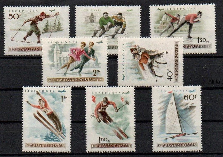Maďarsko známky, 1955