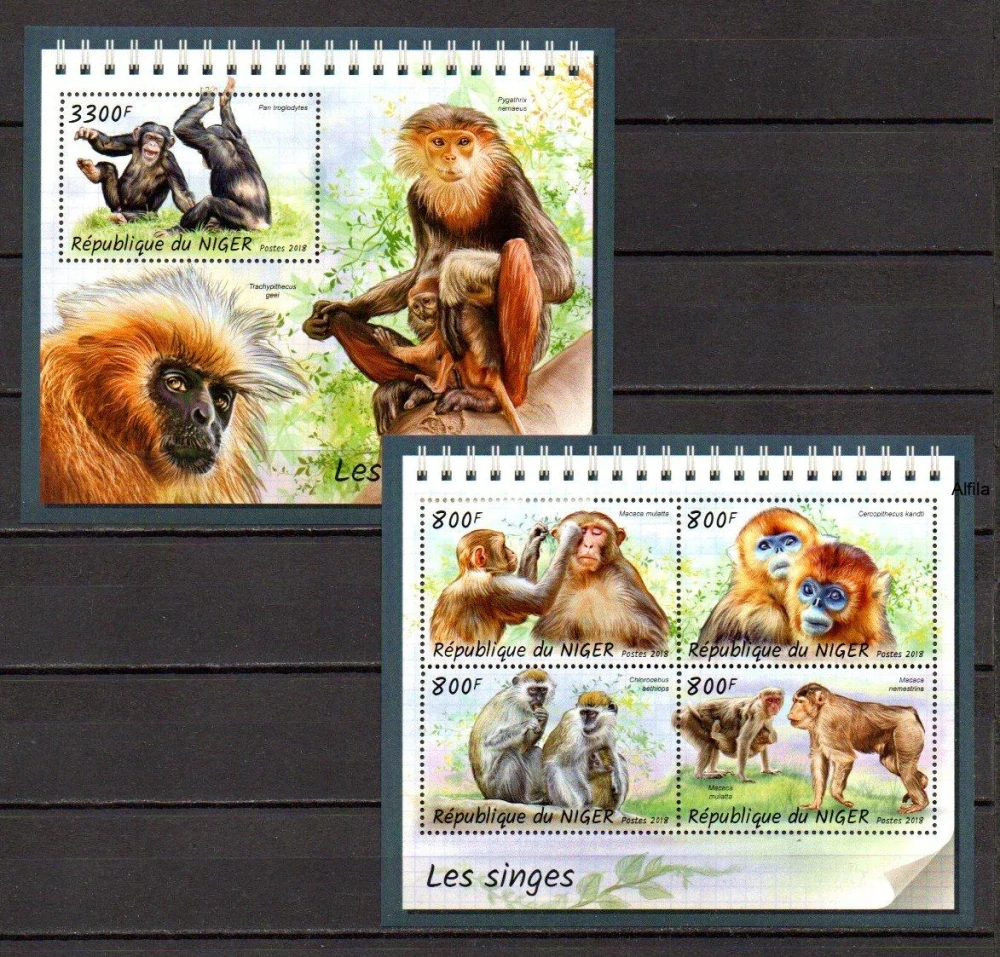 Niger známky, 2018, kat: 15,5 €