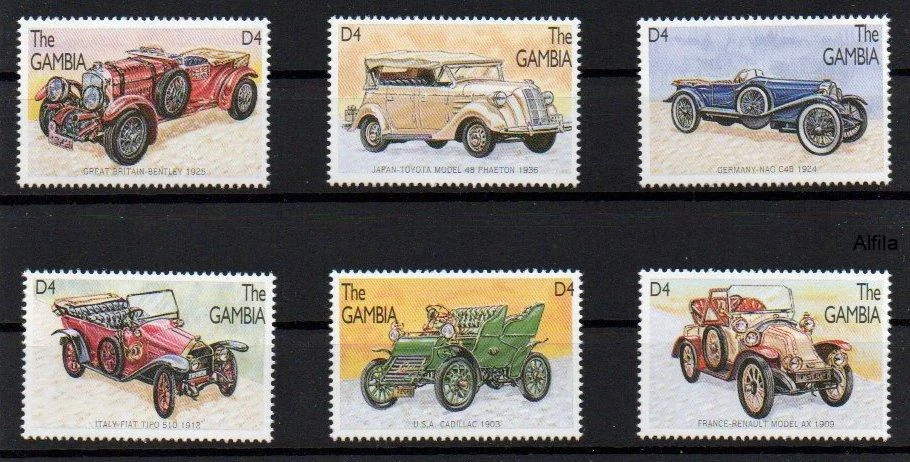Gambia známky