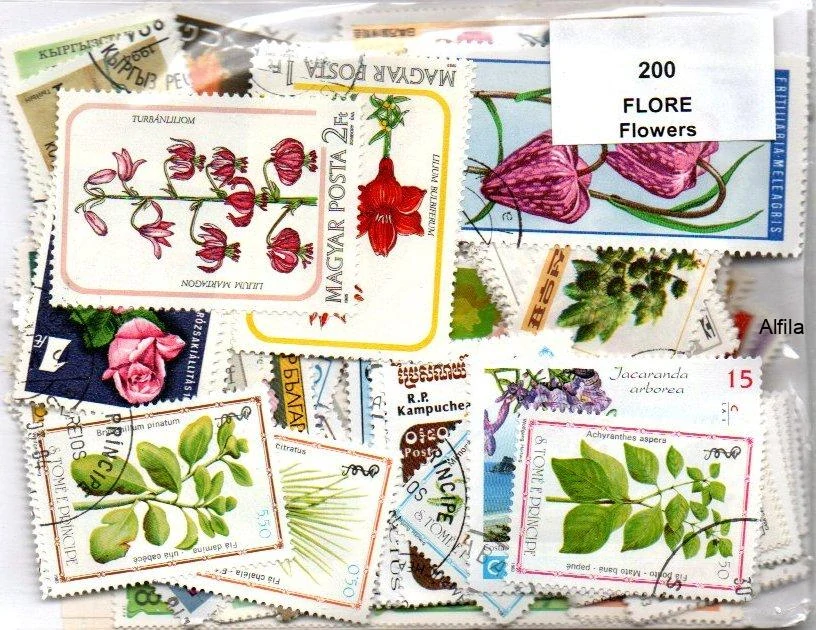 Balíček známek , Flóra - 200 ks