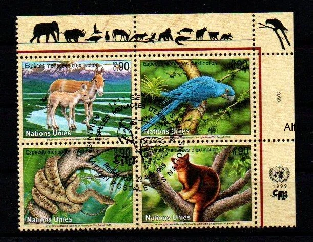 United Nations Fauna známky