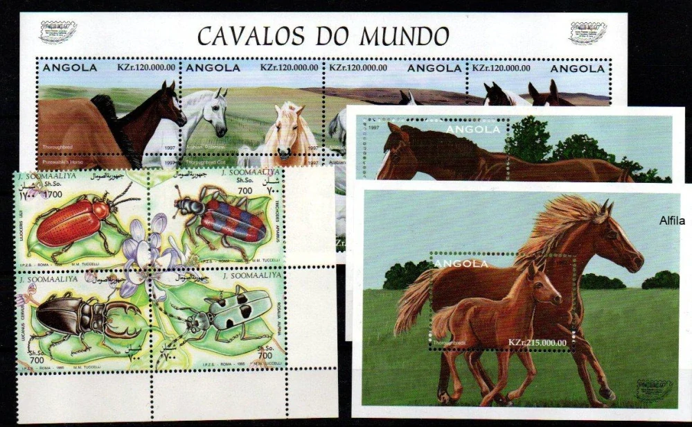 Sestava známek Fauna **