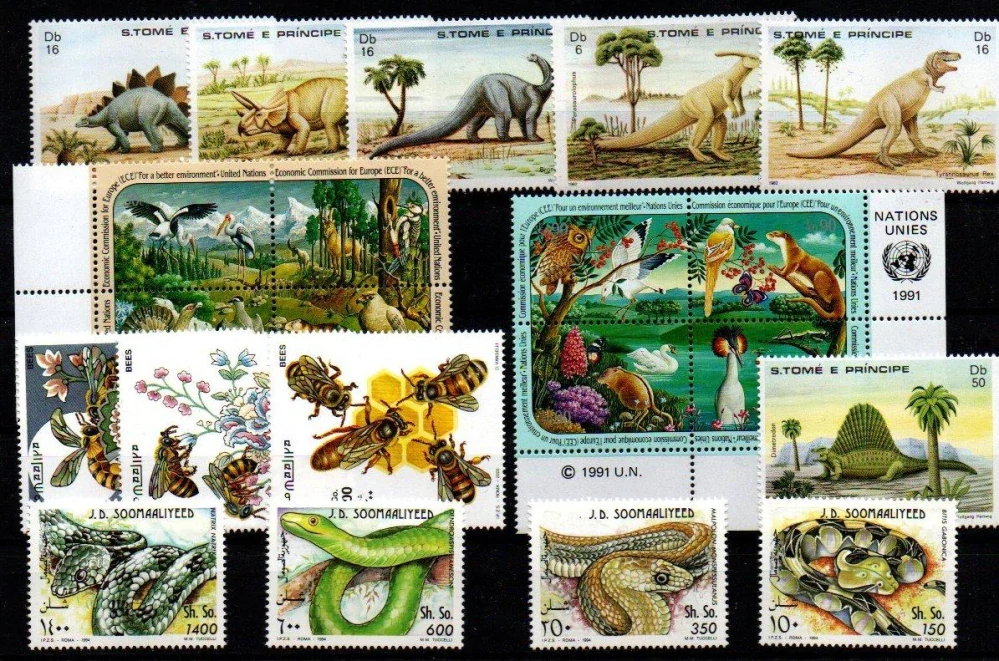 Sestava známek Fauna **