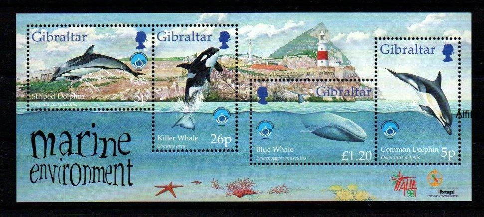 Gibraltar známky, Marine, Unesco