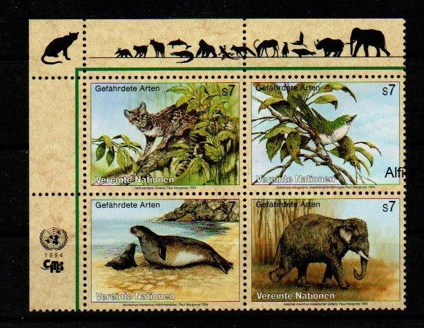 United Nations Fauna známky