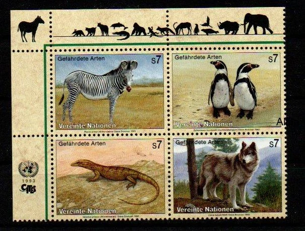 United Nations Fauna známky