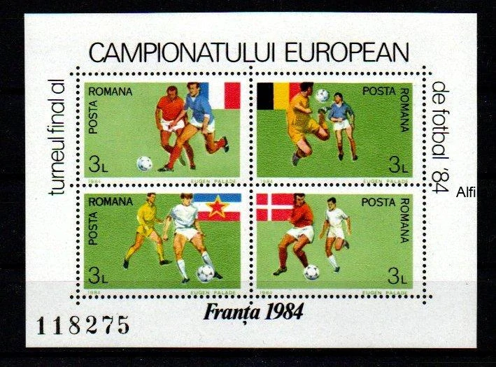 Rumunsko známky 1984 ** fotbal