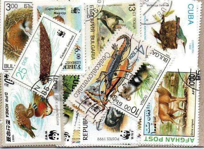 Balíček známek , Fauna - 50 ks