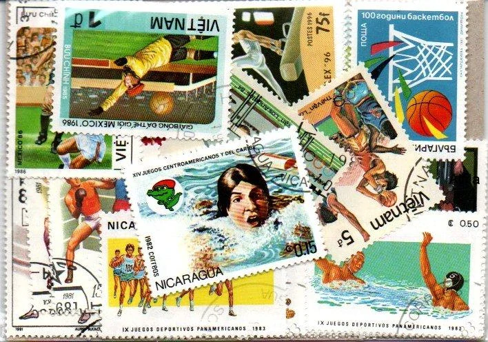 Balíček známek , Sport - 50 ks