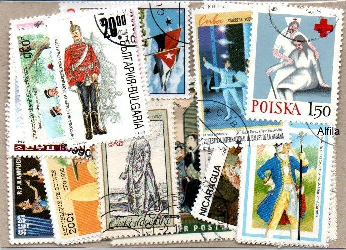Balíček známek , Různé - 50 ks