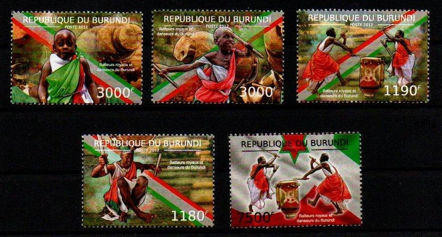 Burundi známky, 2012