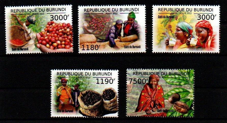 Burundi známky, 2012
