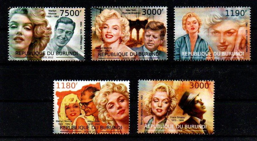 Burundi známky, 2012, Monroe