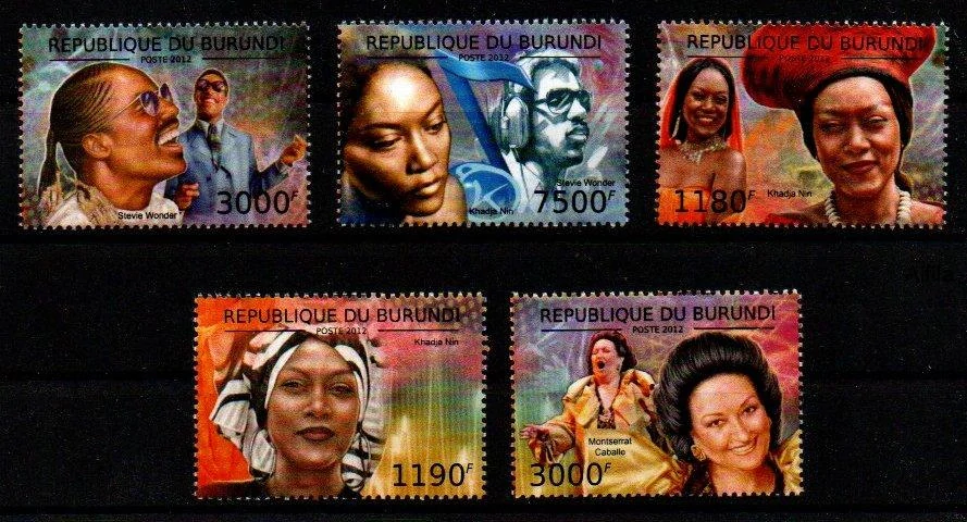Burundi známky, 2012