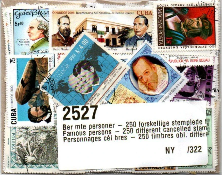 Balíček známek , Osobnosti 250 Ks.