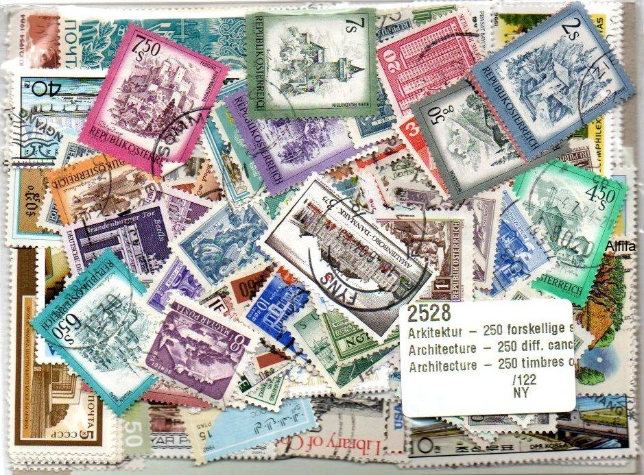 Balíček známek , Architektura 250 Ks.
