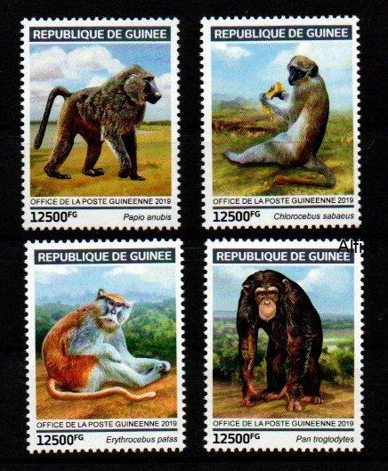 Guinee známky, 2019