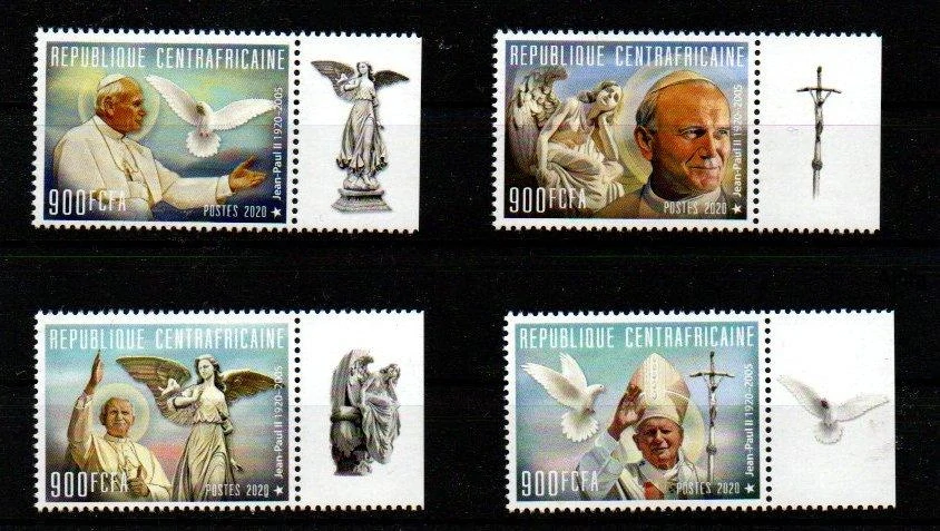 Centrální Afrika známky, 2020