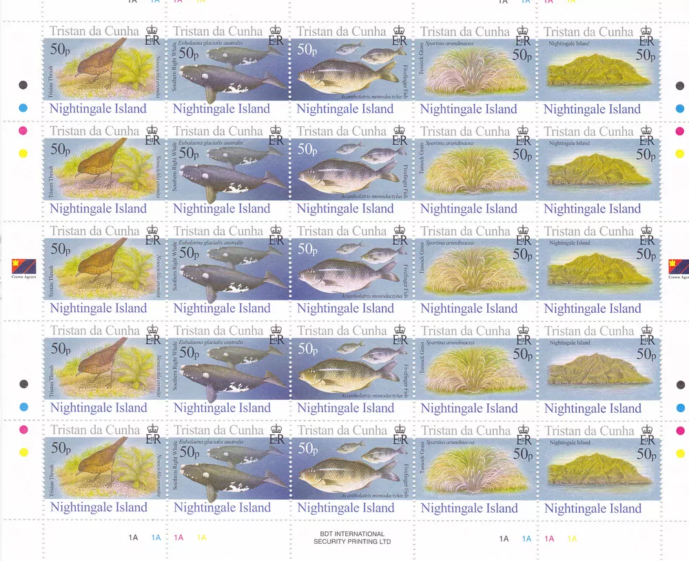 Tristan da Cunha známky