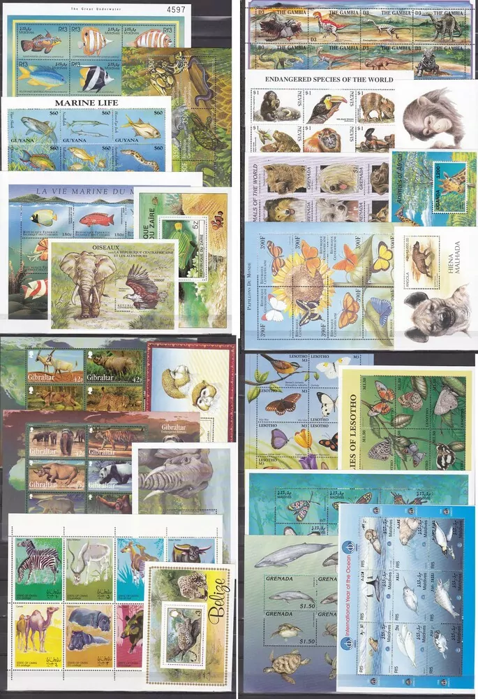 Sestava 24 ks aršíků Fauna ** AKCE