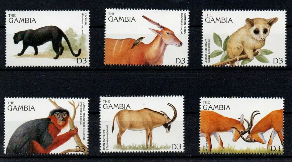 Gambia známky