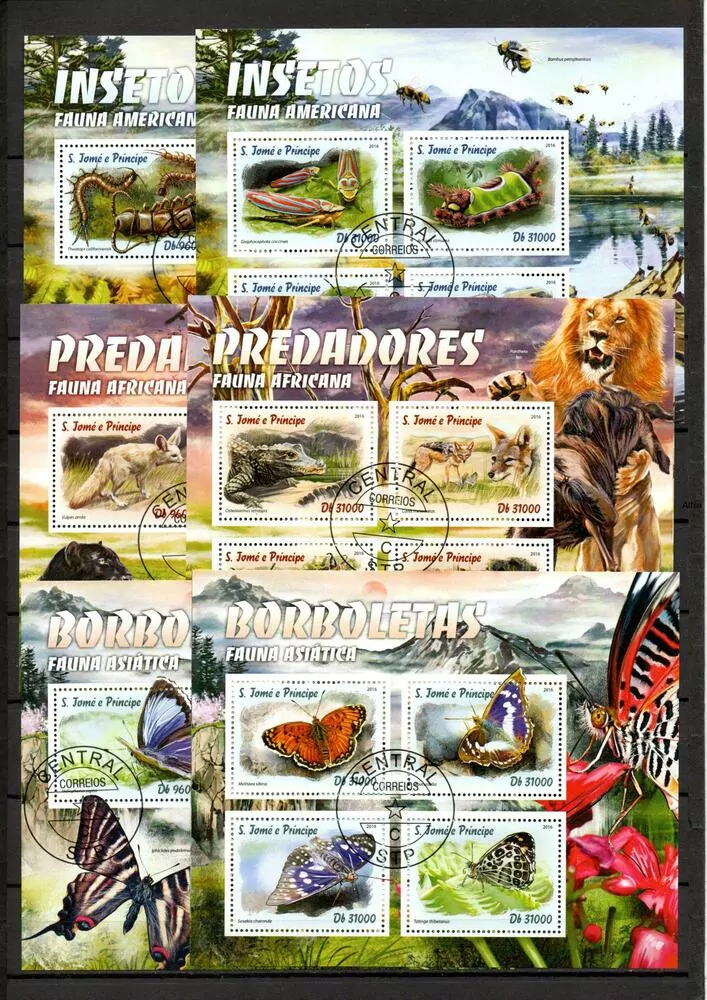 Sestava 36 ks raž Aršíků Fauna S.Tomé