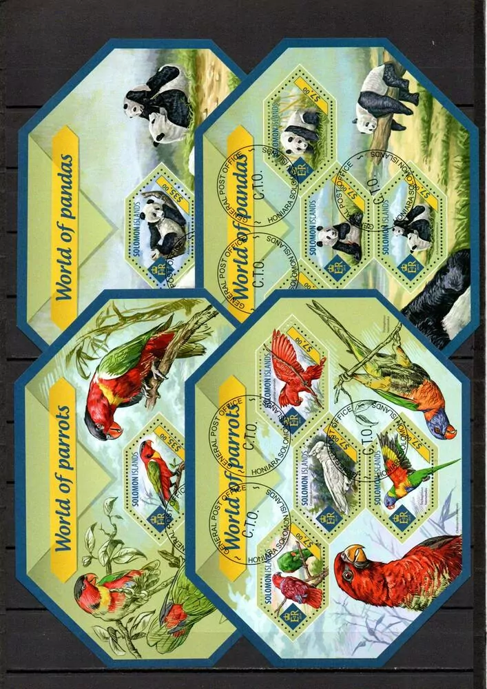 Sestava 28 ks raž Aršíků Fauna Solomon Isl.