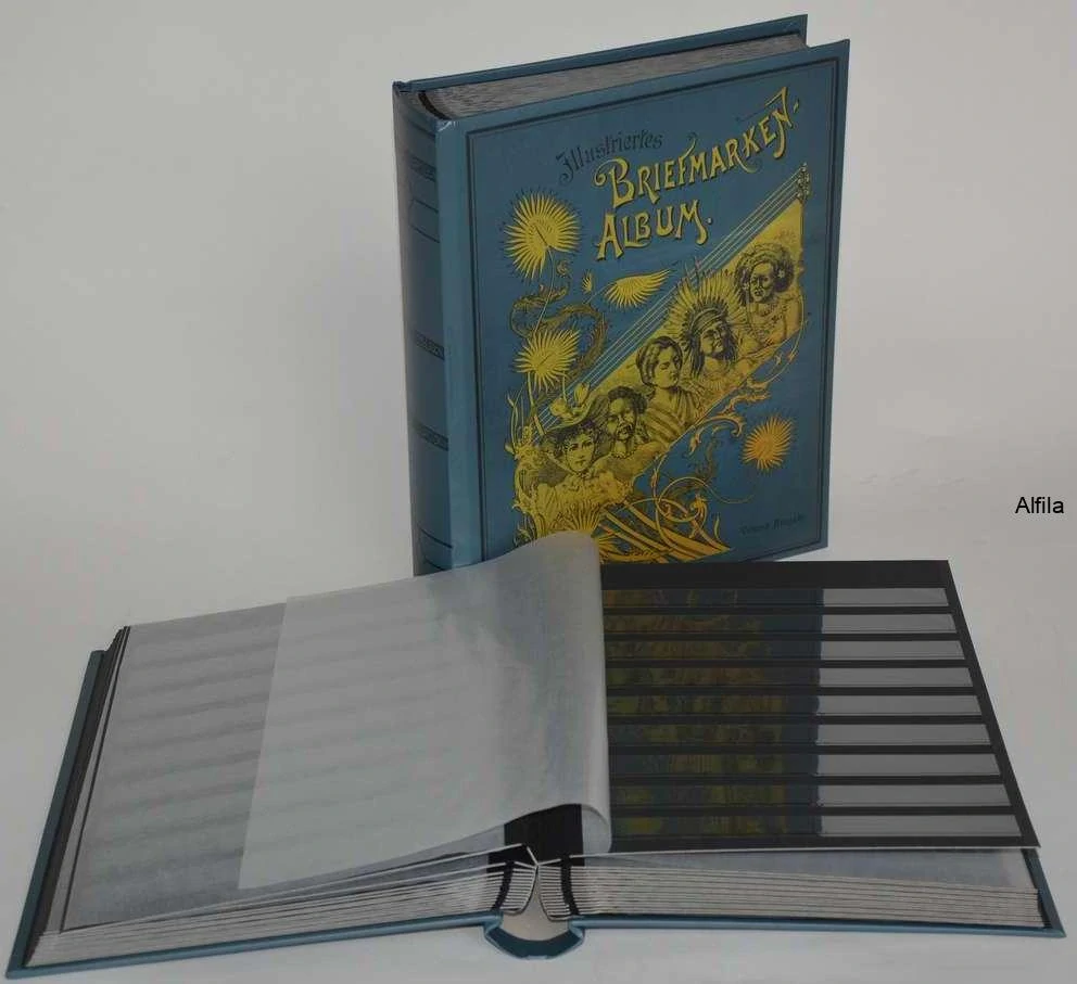 Zásobník na známky - A4/60, modrá - Liberty