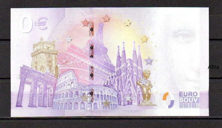 0 Euro Souvenir, Itálie, 2025, Papež Lev, Leon XIV