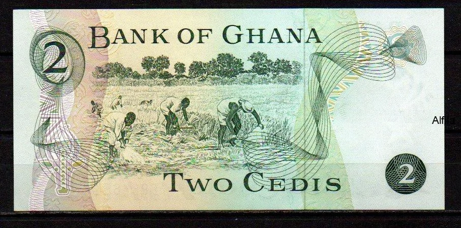 Ghana 5 Cedis 1977 UNC P.14c 
