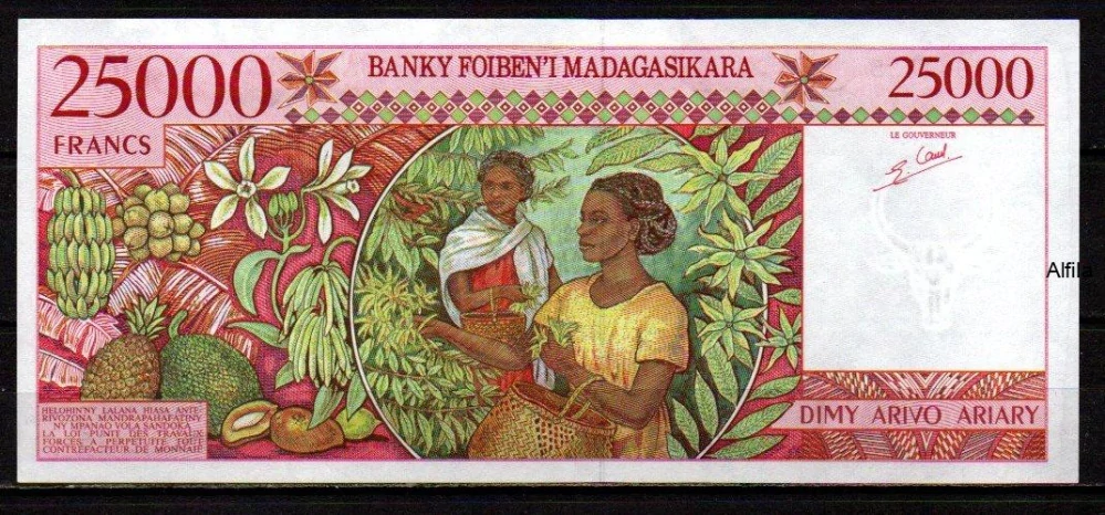 Madagaskar 25000 Francs 1998 UNC P.82 