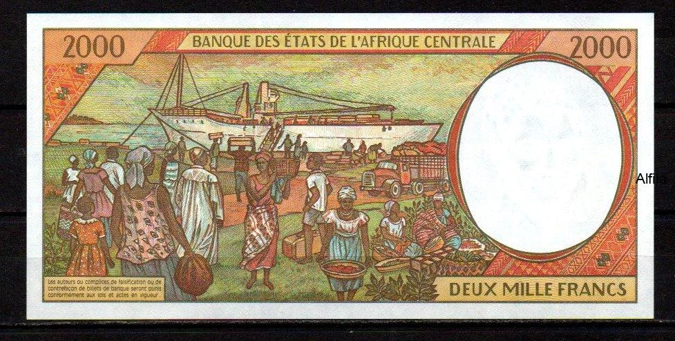 Centrální Afrika Kongo 2000 Francs 2000 UNC P.103Cg