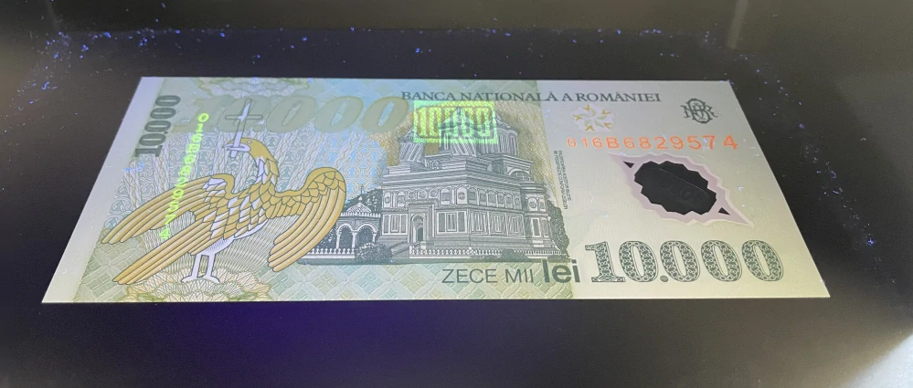 Rumunsko 10000 Lei 2001 UNC polymer P.112b