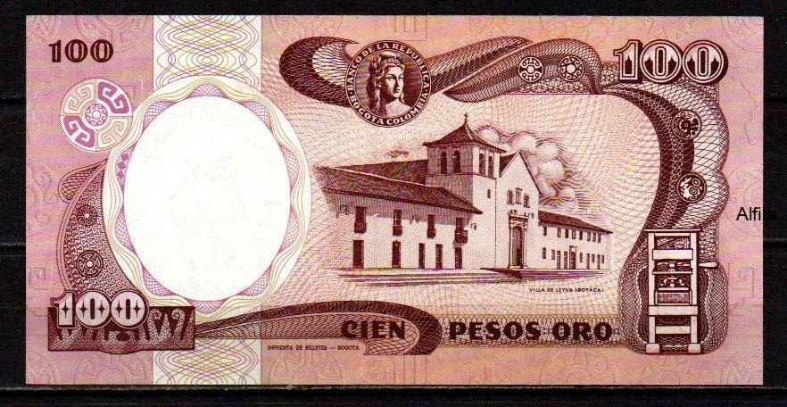 Kolumbie 100 Pesos 1991 UNC P.426e