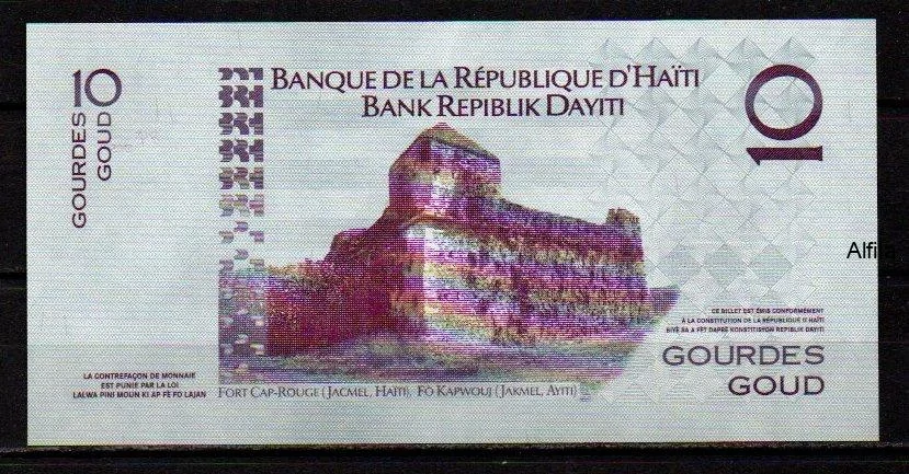 Haiti 10 Gourdes 2012 UNC P.272e