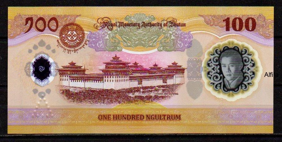 Bhutan 100 Ngultrum 2025/26, pamětní, UNC