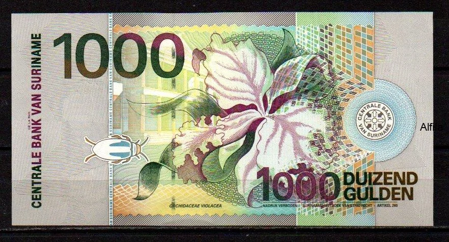 Suriname 1000 gulden 2000. UNC P-151