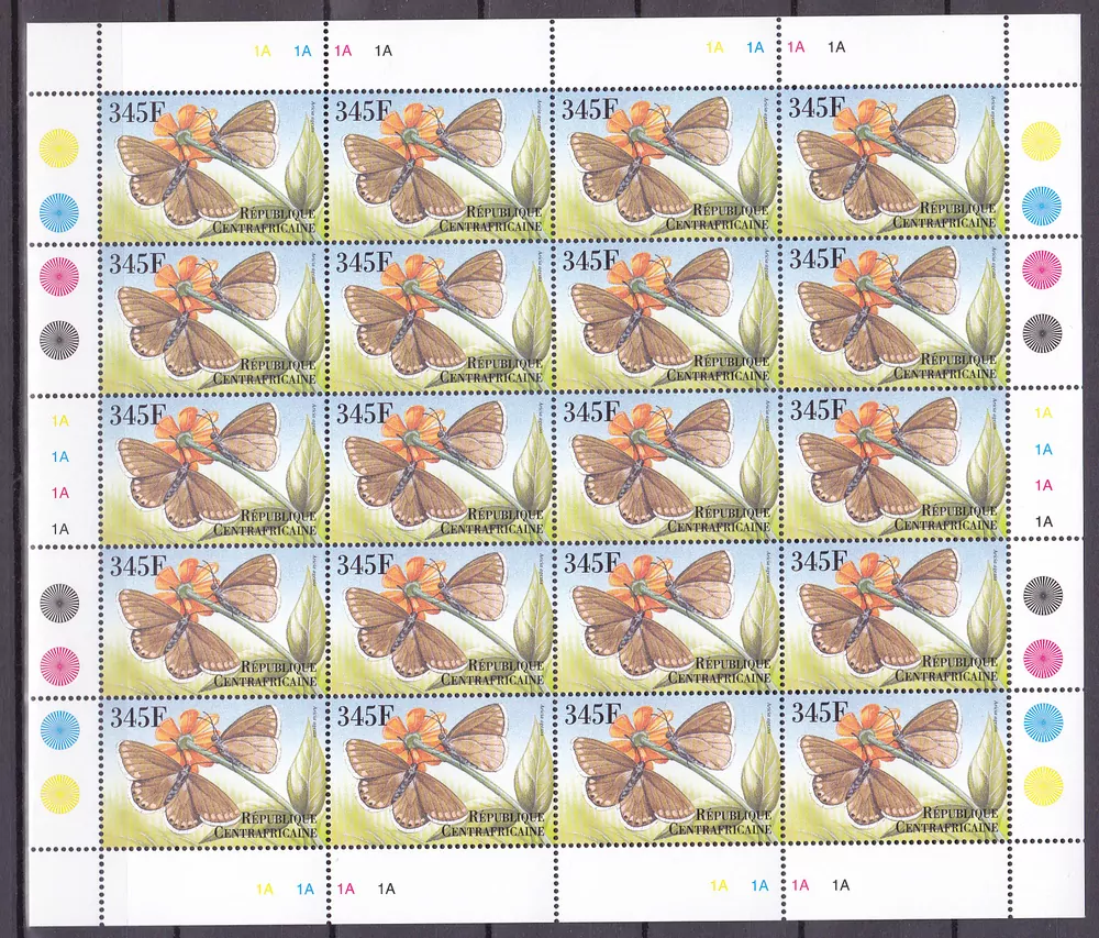 Centrální afrika známky Kat. 140 €